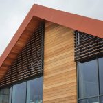 Triangular Timber Brise Soleil